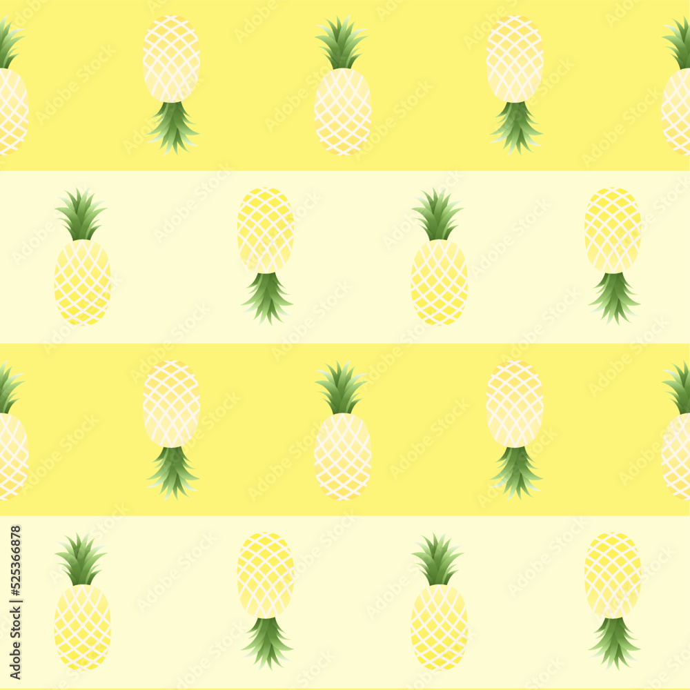 Seamless tartan plaid pattern in Colorful Summer and Pineapple Seamless tartan plaid pattern in Colorful Summer and Pineapple