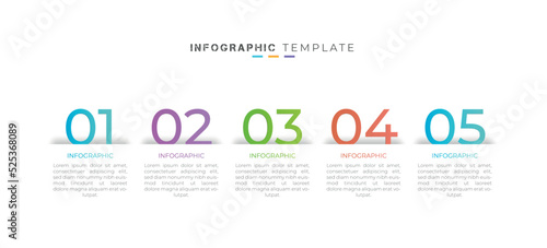 Business organization timeline infographic element and minimal presentation