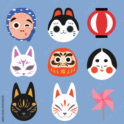 Japanese festival mask