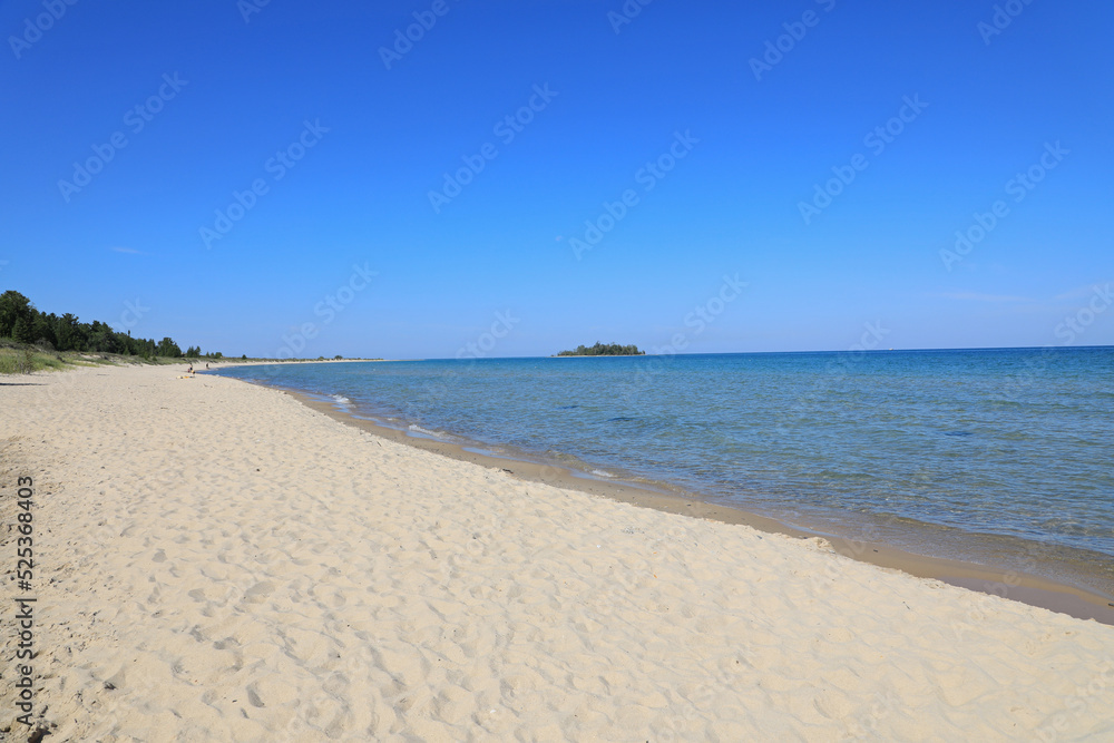 Fisherman's Island State Park is a public recreation area of 2,678 acres sitting on six miles of Lake Michigan shoreline southwest of Charlevoix, Michigan. The island is 900 feet offshore. Fisherman's Island State Park is a public recreation area of 2,678 acres sitting on six miles of Lake Michigan shoreline southwest of Charlevoix, Michigan. The island is 900 feet offshore.