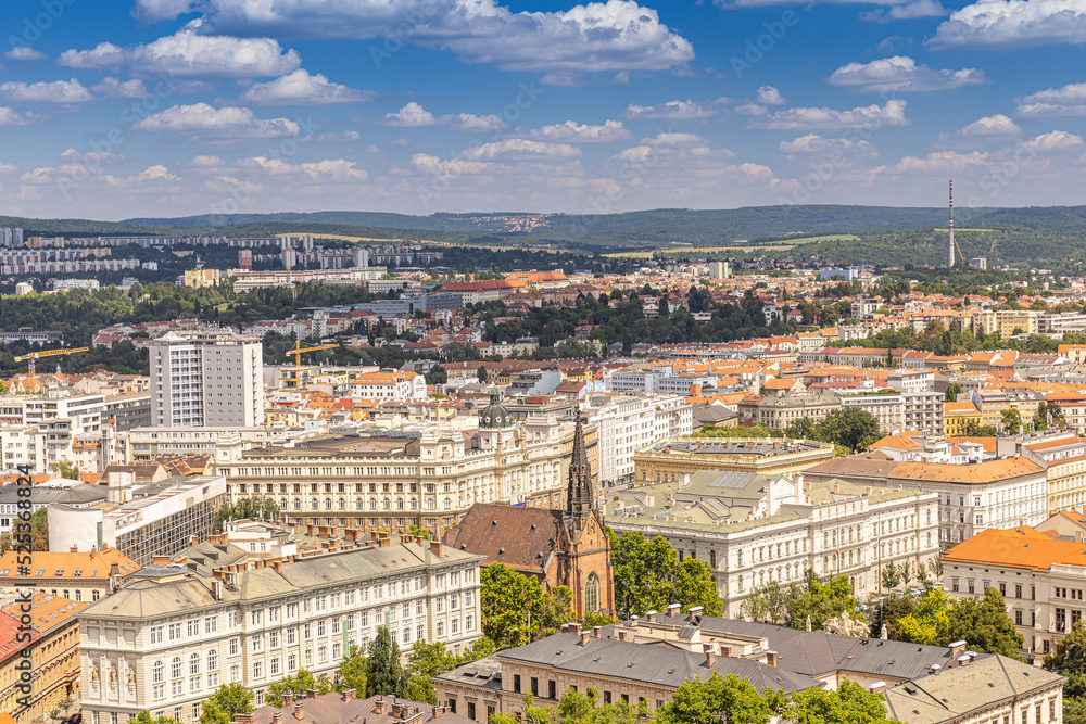 View of the city of Brno