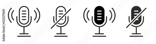 microphone icon . web icons or signs . web and mobile icons