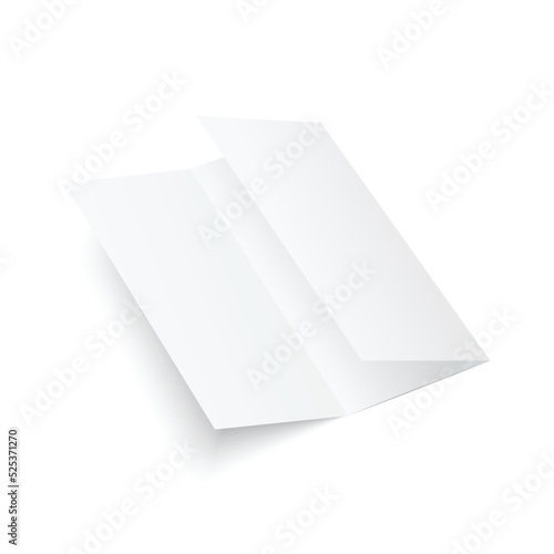 3d magazine, booklet, postcard, flyer, business card or brochure mockup. Vector