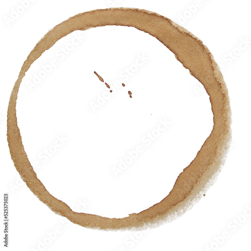 Coffee Stain Transparent Background Texture Real Stain Design Element