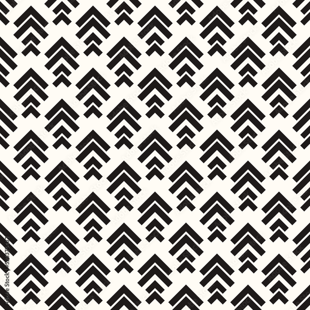 Vector Geometric Abstract Seamless Monochrome Pattern Texture Repeating Background Vector Geometric Abstract Seamless Monochrome Pattern Texture Repeating Background