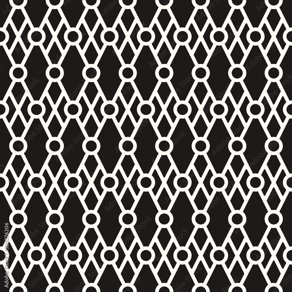 Vector Geometric Abstract Seamless Monochrome Pattern Texture Repeating Background Vector Geometric Abstract Seamless Monochrome Pattern Texture Repeating Background