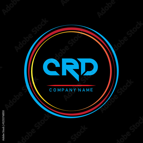 C R D,CRD logo design,C R D letter logo design, CRD letter logo design on black background,three letter logo design,CRD letter logo design with circle shape,simple letter logo design