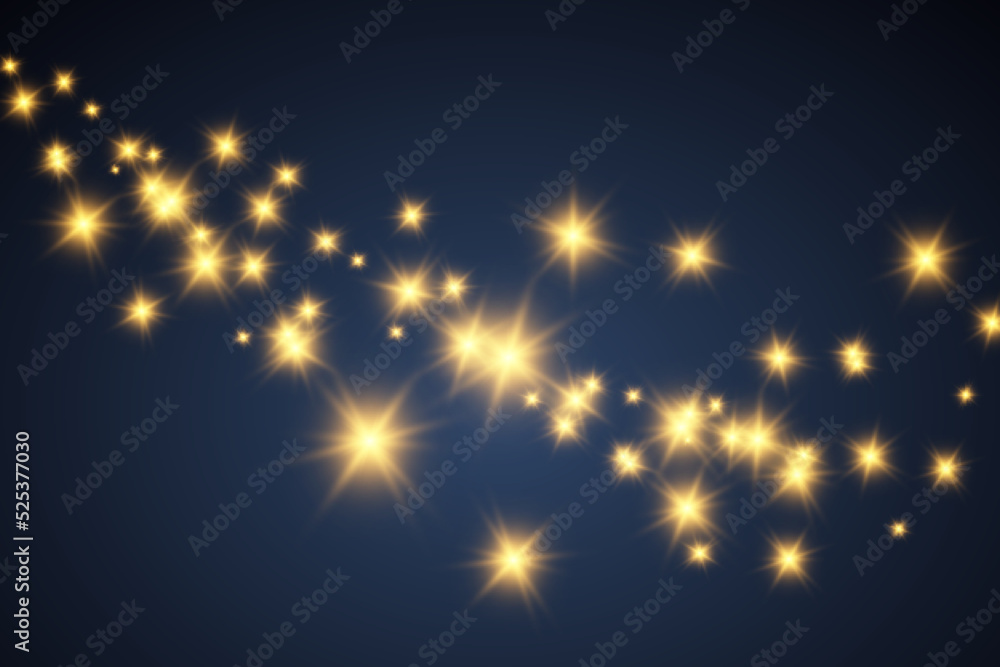 Brilliant gold dust vector shine. Glittering shiny ornaments for background. Vector illustration. Brilliant gold dust vector shine. Glittering shiny ornaments for background. Vector illustration.