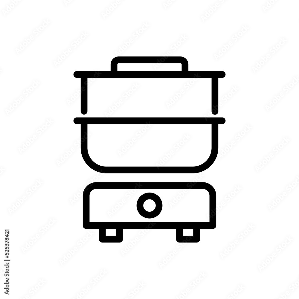 manual rice cooker icon vector illustration. manual rice cooker icon vector illustration.