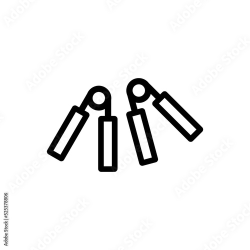 Vászonkép handgrip icon vector illustration.