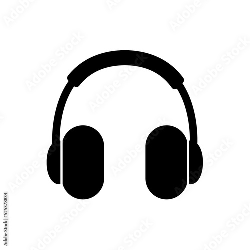 headphone icon vector illustration. full color.