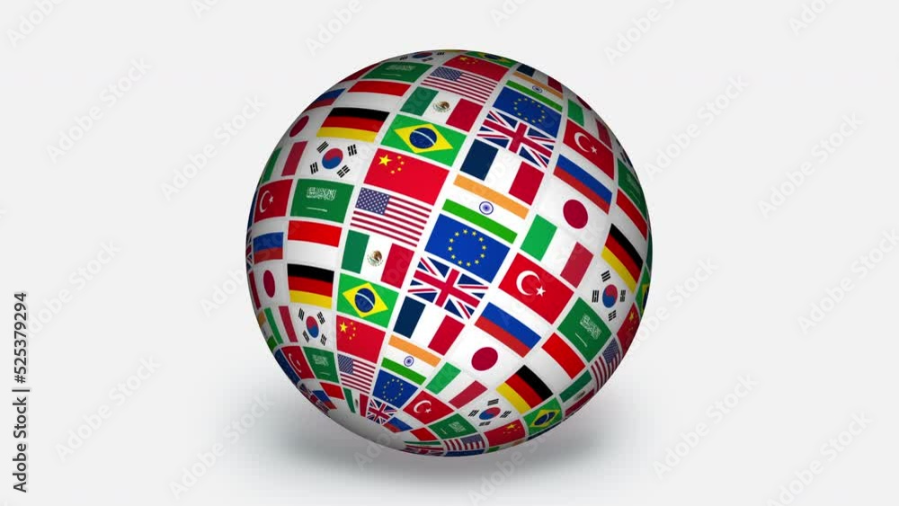globe sphere earth flag animation international globe sphere earth flag animation international