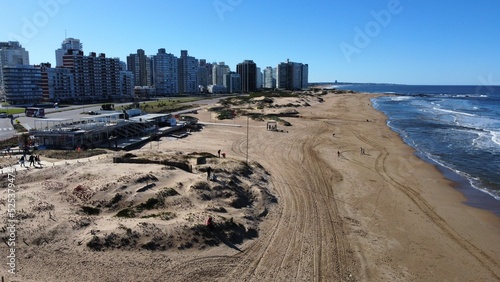 Фотография city skyline beach playa punta del este Uruguay