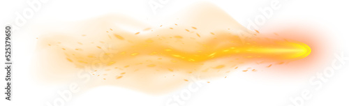 Magic fireball, Flying Fire comet photo