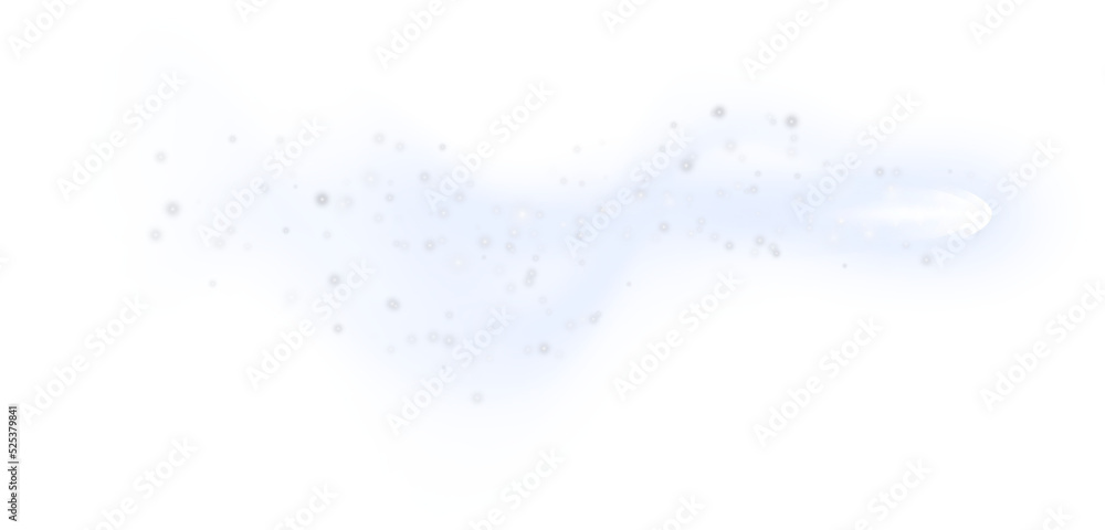 Obraz premium White Magic Stardust with Sparkles