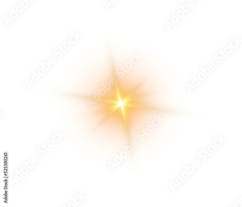 Gold Lens Flare
