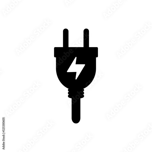 plug icon vector illustration logo template for many purpose. Isolated on white background.