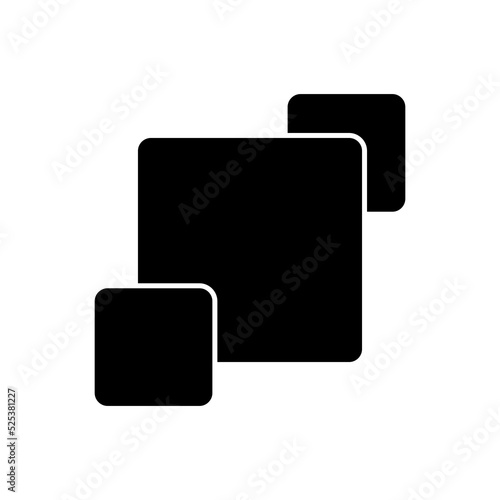 layer, duplicate icon vector illustration logo template for many purpose. Isolated on white background.