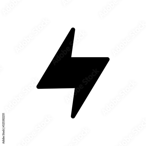 lighning icon vector illustration logo template for many purpose. Isolated on white background.