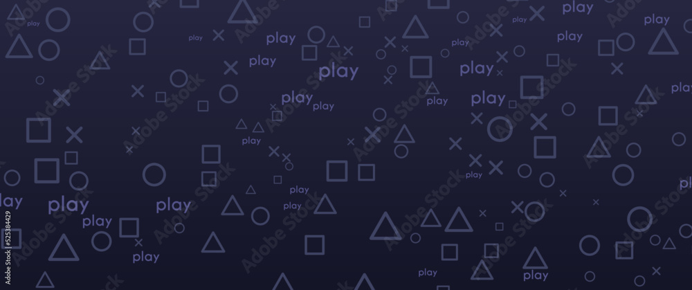 Seamless game line icons pattern, game controller button icons pattern, suitable for background, game theme background, game theme backdrop, game banner, game card design Seamless game line icons pattern, game controller button icons pattern, suitable for background, game theme background, game theme backdrop, game banner, game card design