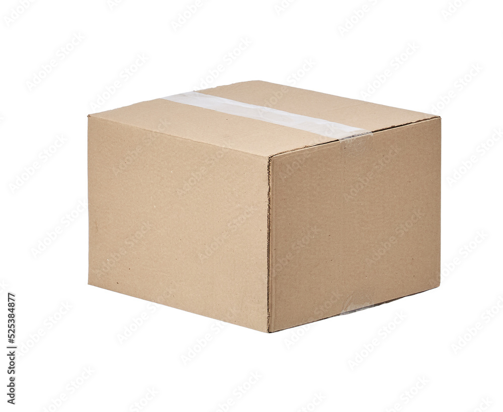 cardboard open box on white background isolate cardboard open box on white background isolate