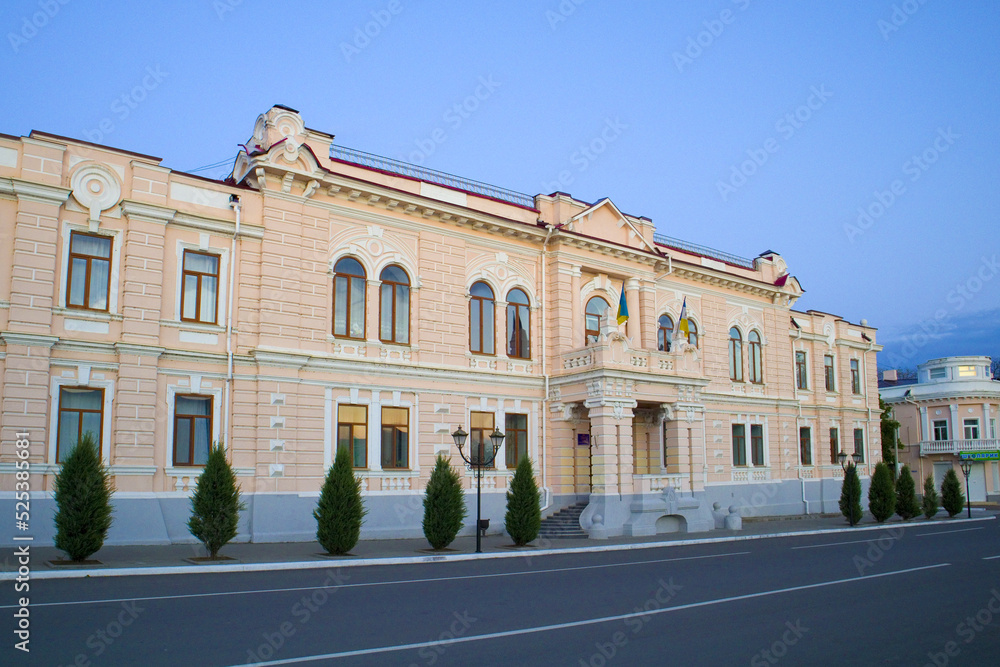 Old palace on the Suvorov Avenue in Izmail, Ukraine