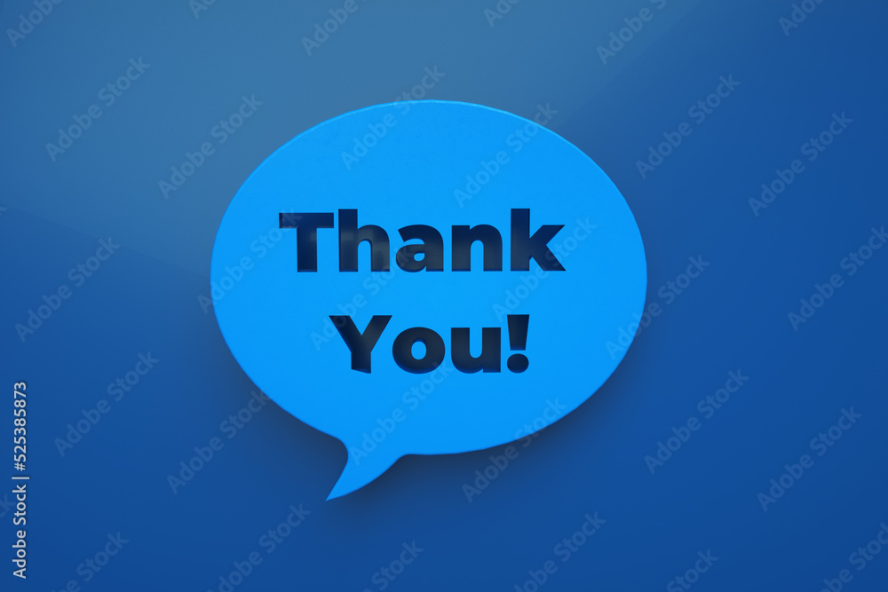 Thank you message for card, presentation, business. Expressing gratitude, acknowledgment and appreciation, 3d render Thank you message for card, presentation, business. Expressing gratitude, acknowledgment and appreciation, 3d render