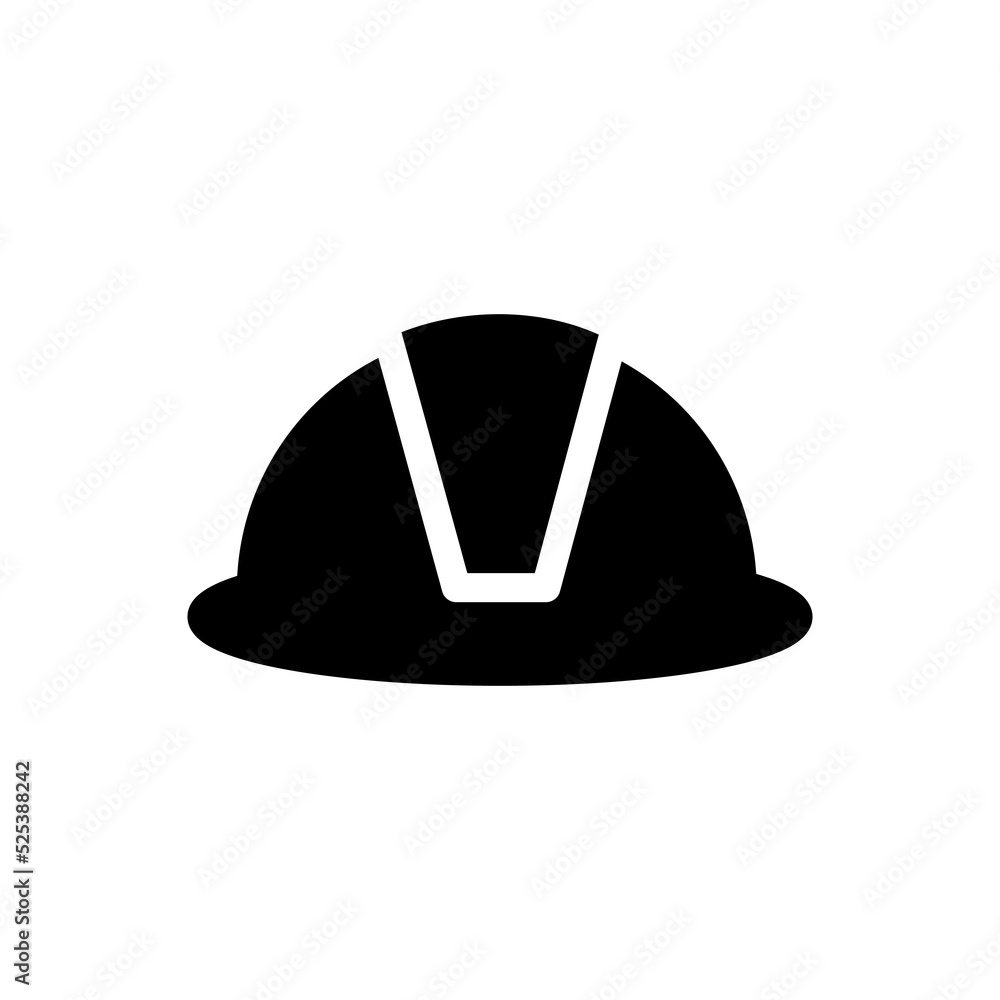 safety helmet icon vector illustration logo template for many purpose. Isolated on white background. safety helmet icon vector illustration logo template for many purpose. Isolated on white background.