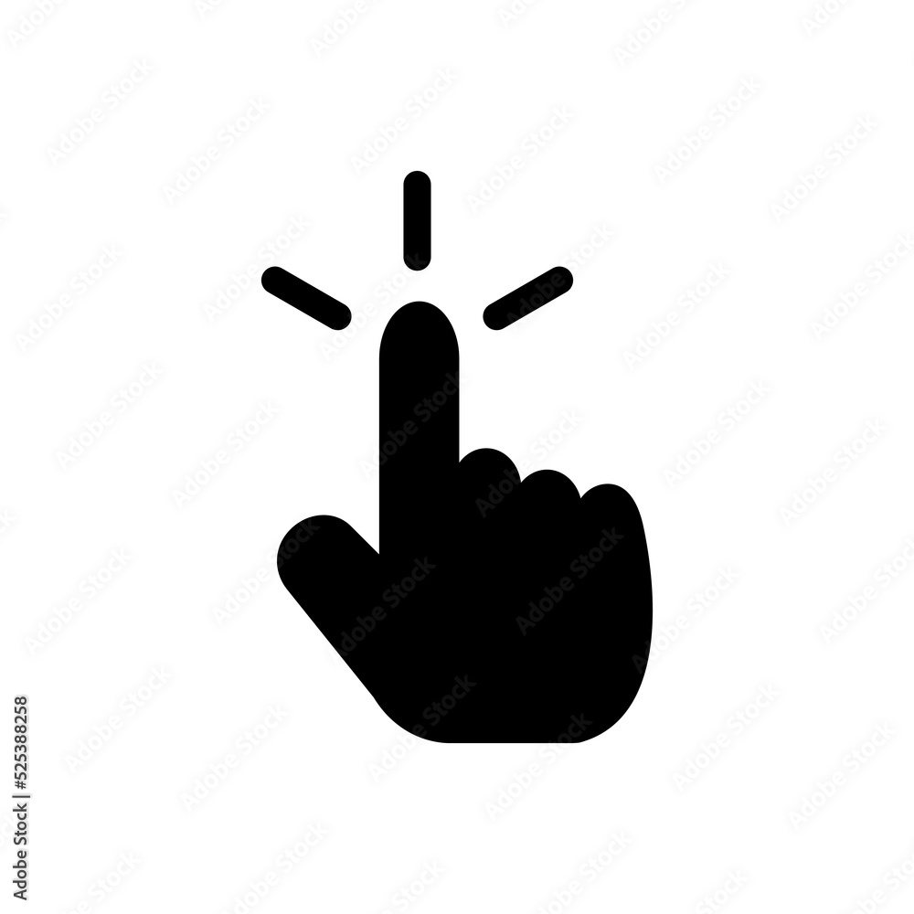 touch icon vector illustration logo template for many purpose. Isolated on white background.