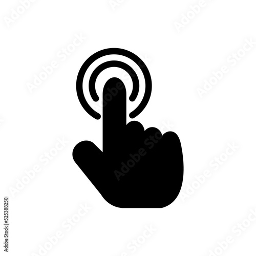 touch icon vector illustration logo template for many purpose. Isolated on white background.