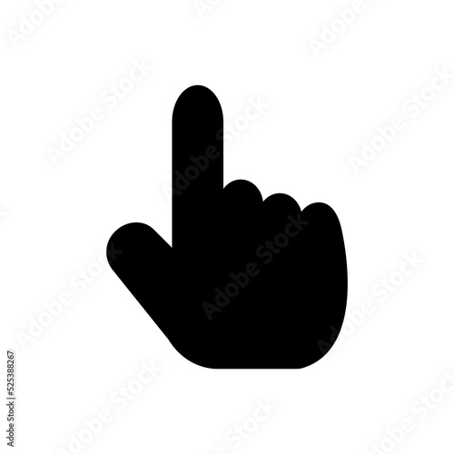 hand cursor icon vector illustration logo template for many purpose. Isolated on white background.