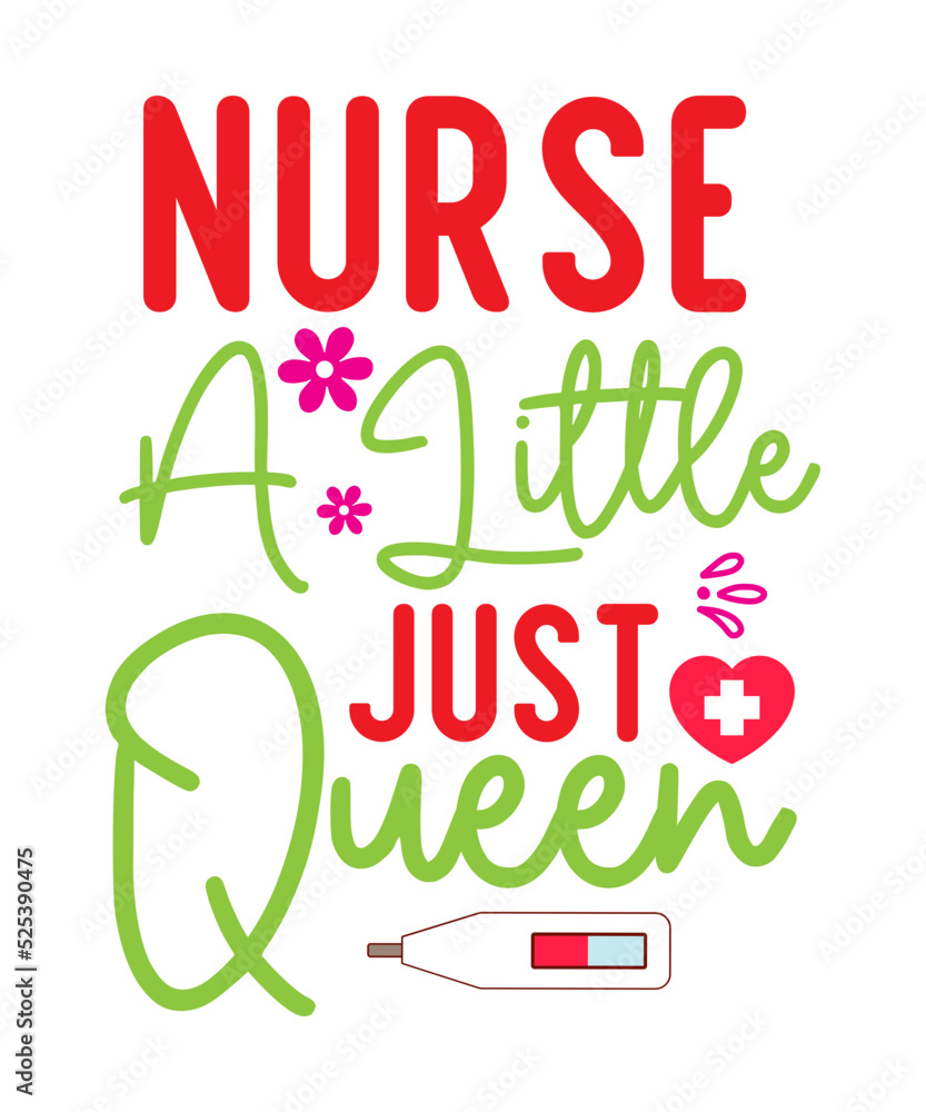 Fototapeta premium nurse t shirt design