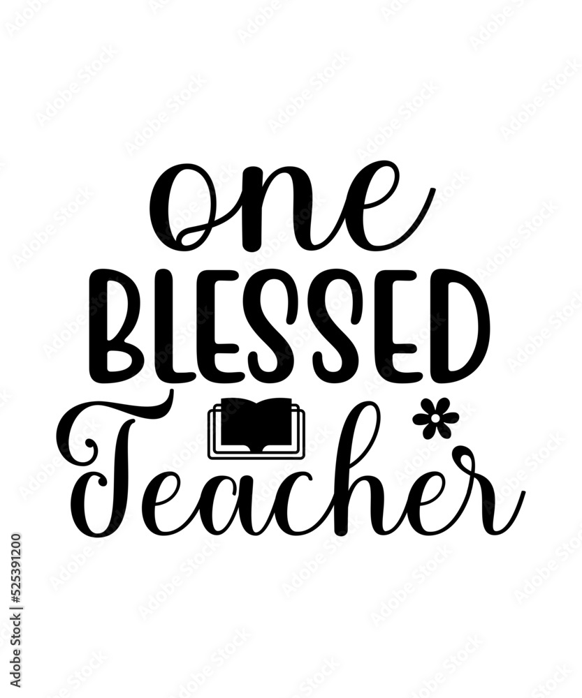 Obraz premium teachers t shirt design