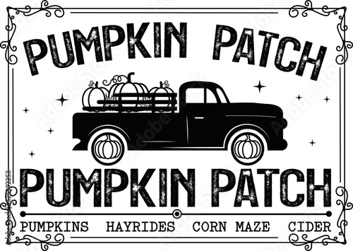 pumpkin patch svg design