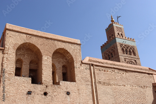 Koutoubia Mosque, one of the most important monuments in Marrakech (Morocco) photo