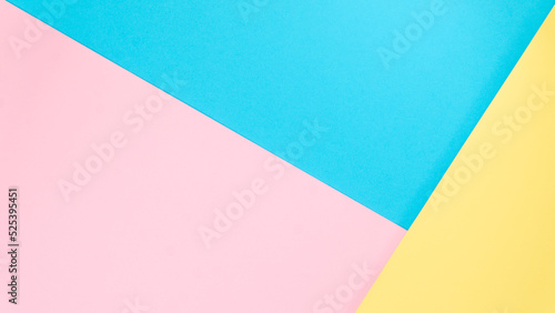 Multicolored background of three colors in geometric shapes