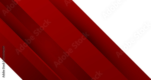 Creative red background with scratch effect and overlapping shapes.