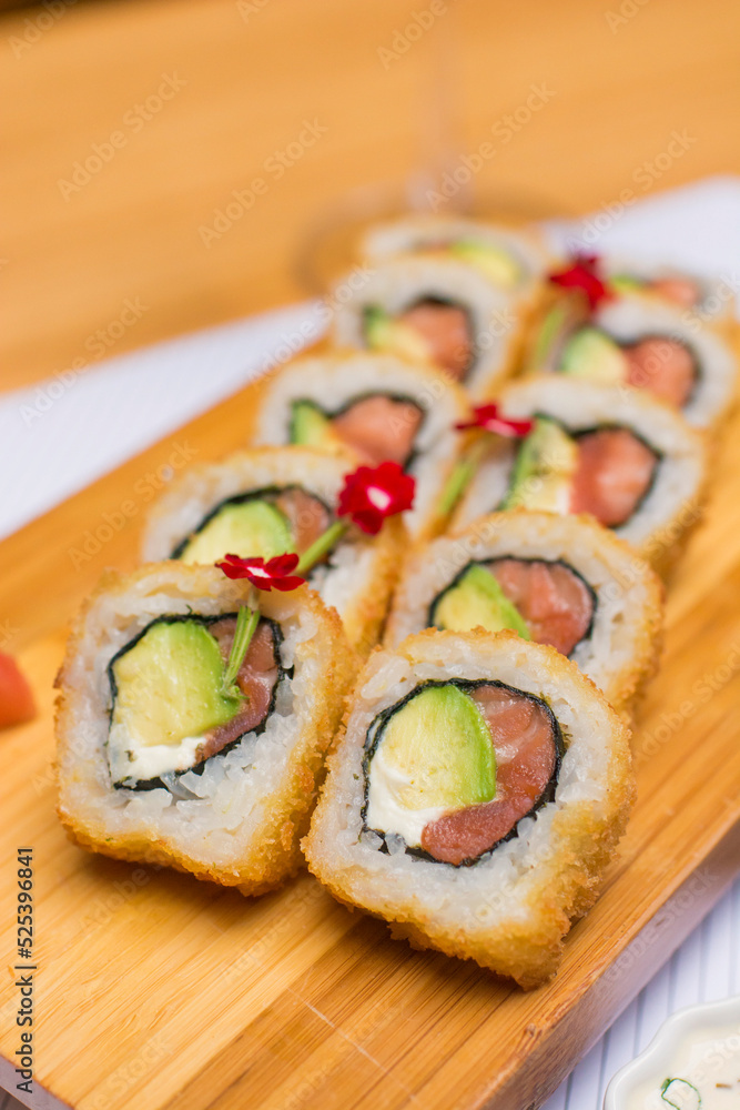 Maki sushi gourmet japanese restaurant food Maki sushi gourmet japanese restaurant food