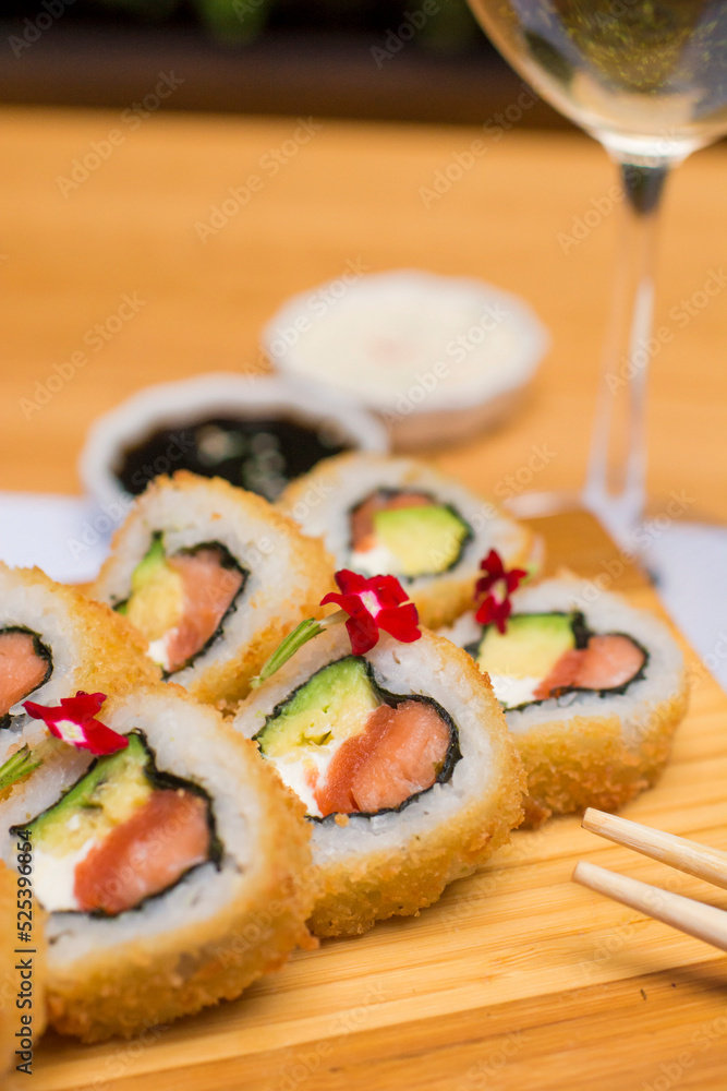 Maki sushi gourmet japanese restaurant food Maki sushi gourmet japanese restaurant food