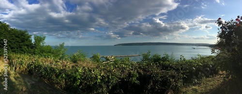 Nice summer view from Varna in Bulgaria 