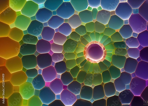 Rainbow Cell Kaleidoscope