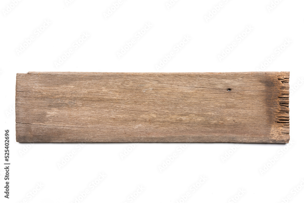 Old wooden sign isolated on white background Old wooden sign isolated on white background