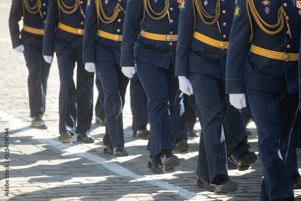 Ταπετσαρία Close-up of soldiers legs dressed in army camouflage