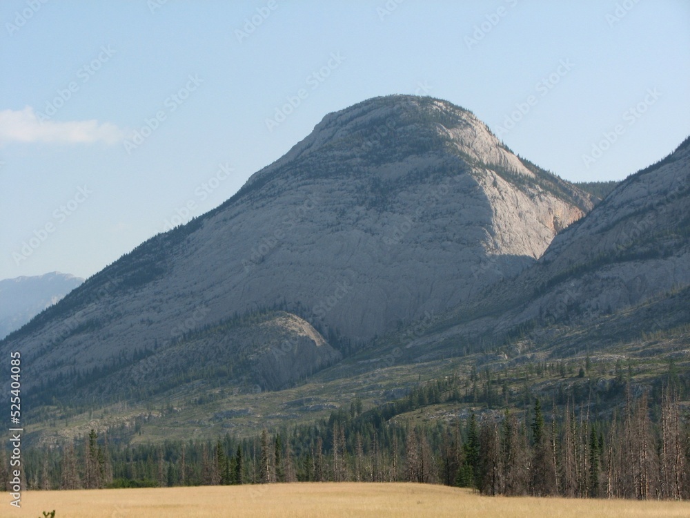Rounded peak in the foothills