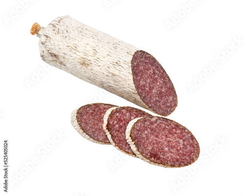 smoked sausage  isolated on transparent background,