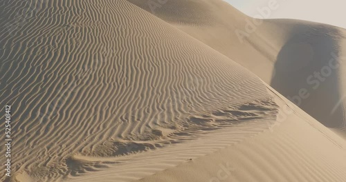 Details of the sand dunes at Oceano Dunes SVRA at Pismo Beach, California photo