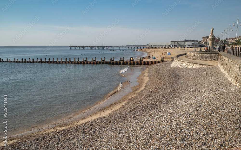  The seaside town of Lowestoft on the Suffolk Coast. Captured on a bright and sunny morning