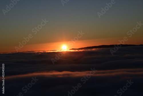 sun above the clouds