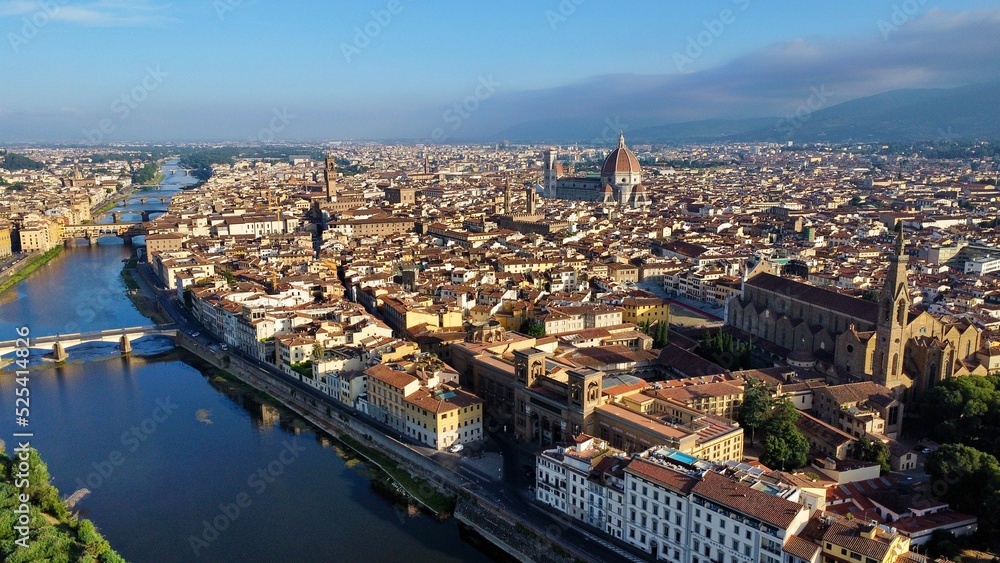 drone photo Florence Italie europe