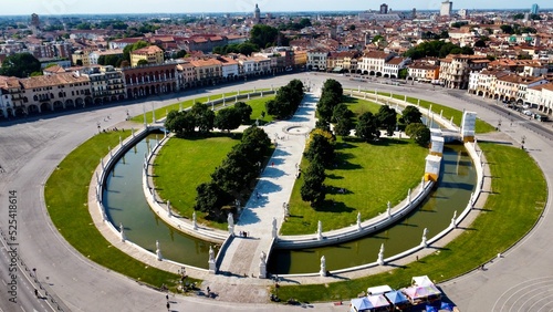 Foto drone photo Prato della Valle Padoue Italie europe